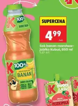 Biedronka Sok banan-marchew-jabłko Kubuś, 850 ml oferta