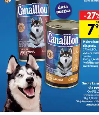 Mokra karma dla psów kawałki z kurczakiem w sosie Canaillou