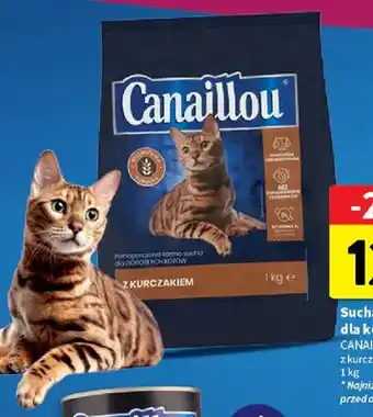 Sucha karma dla kotów z kurczakiem Canaillou