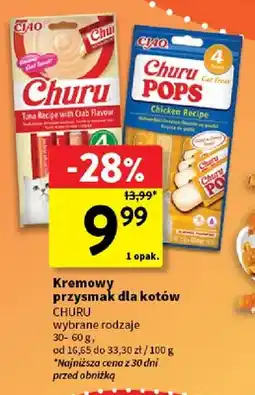 Intermarche Kremowy przysmak dla kotów Churu oferta