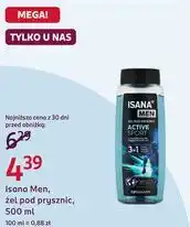 Rossmann Isana Men, żel pod prysznic oferta