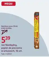 Rossmann Jan Niezbędny, papier do pieczenia w arkuszach oferta
