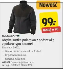 Jula Męska kurtka polarowa z podszewką z polaru typu baranek oferta
