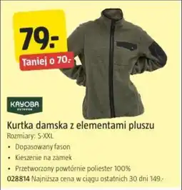 Jula Kurtka damska z elementami pluszu Kayoba Outdoor oferta