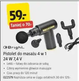 Jula Pistolet do masażu 4 w 1 oferta
