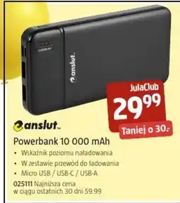 Jula Powerbank 10 000 mAh oferta