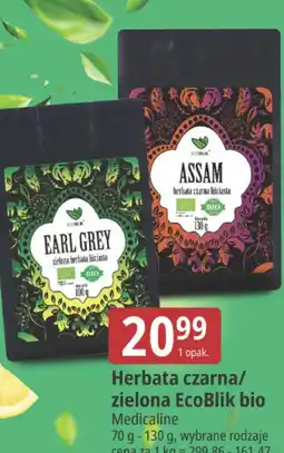 E.Leclerc Herbata czarna zielona EcoBlik bio oferta