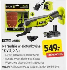 Jula Narzędzie wielofunkcyjne RYOBI ONE+ 18 V 2,0 Ah oferta