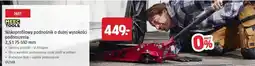 Jula Meec tools niskoprofilowy podnośnik o dużej wysokości podnoszenia oferta