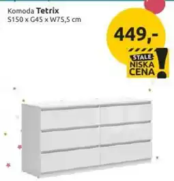 Black Red White Komoda Tetrix oferta