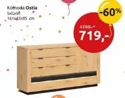 Black Red White Komoda Ostia oferta