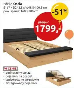 Black Red White Łóżko Ostia oferta