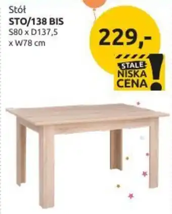 Black Red White Stół STO/138 BIS oferta
