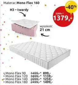 Black Red White Materac Mono Flex 160 oferta