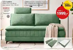 Black Red White Sofa Lumbro oferta