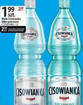 Woda cisowianka lekko gazowana cisowianka