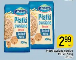 Delikatesy Piotruś Pan Płatki owsiane górskie MELVIT oferta