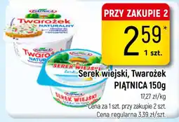 Delikatesy Piotruś Pan Serek wiejski, Twarożek PIĄTNICA oferta