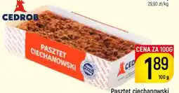Delikatesy Piotruś Pan Pasztet ciechanowski Cedrob oferta