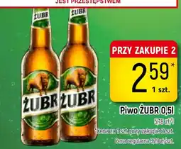 Delikatesy Piotruś Pan Piwo ŻUBR oferta