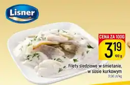 Delikatesy Piotruś Pan Lisner Filety śledziowe w śmietanie, w sosie kurkowym oferta