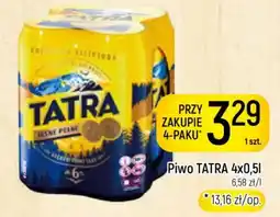 Delikatesy Piotruś Pan Piwo TATRA oferta
