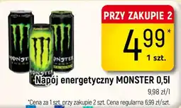 Delikatesy Piotruś Pan Napój energetyczny MONSTER oferta