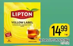 Delikatesy Piotruś Pan Herbata LIPTON Yellow Label oferta