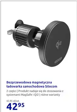 Action Bezprzewodowa magnetyczna ładowarka samochodowa Sitecom oferta