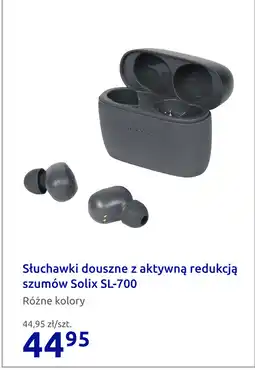 Action Słuchawki douszne z aktywną redukcją szumów Solix SL-700 oferta