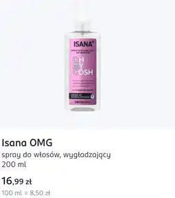 Rossmann Isana OMG spray do włosów, wygładzający oferta