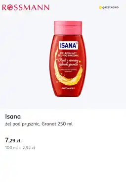 Rossmann Isana żel pod prysznic, Granat oferta