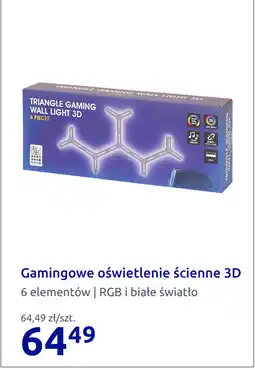 Action Gamingowe oświetlenie ścienne 3D oferta