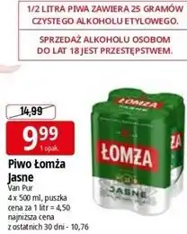 E.Leclerc Piwo Łomża Jasne oferta