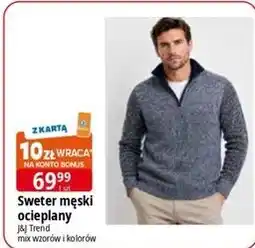 E.Leclerc Sweter męski ocieplany J&J Trend oferta