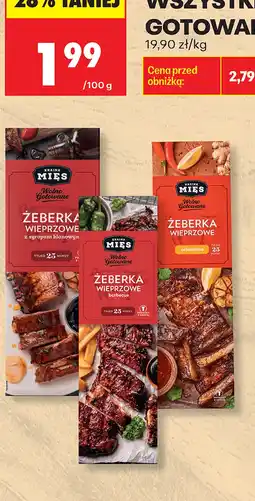 Biedronka Wszystkie żeberka wolno gotowane Kraina Mięs oferta