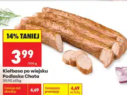 Biedronka Kiełbasa po wiejsku Podlaska Chata oferta