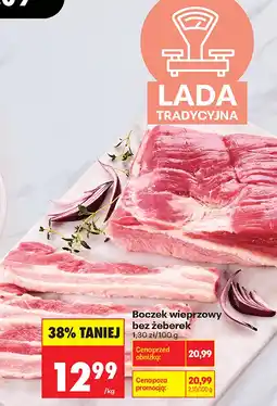 Biedronka Boczek wieprzowy bez żeberek oferta