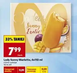 Biedronka Lody sunny exotic Marletto oferta
