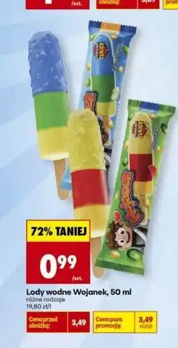 Biedronka Lody pomarańcza-mango Wojanek oferta