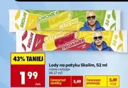 Biedronka Lód limonka-cytryna Skolim oferta