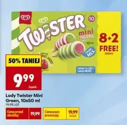 Biedronka Lód mini Algida Twister oferta