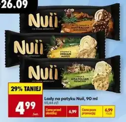 Biedronka Lód cream & anatolian pistachio Nuii oferta
