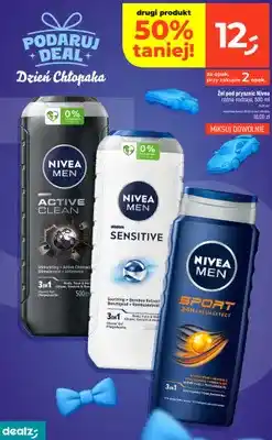 Dealz Żel pod prysznic Nivea Men Active Clean oferta