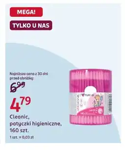 Rossmann Patyczki higieniczne Cleanic oferta