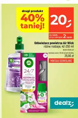 Dealz Odświeżacz powietrza Air Wick Active Fresh Refill Pola Lawendy oferta