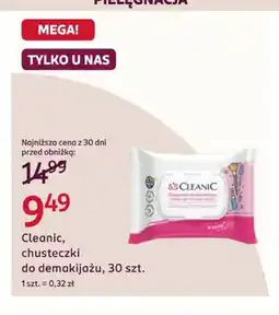 Rossmann Chusteczki do demakijażu Cleanic oferta