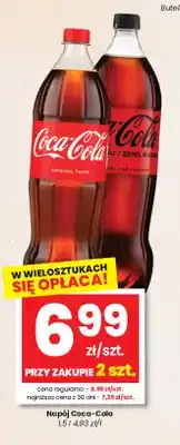 EMMA market Napój gazowany Coca-Cola Zero Sugar oferta
