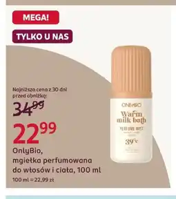 Rossmann Mgiełka perfumowana do włosów i ciała OnlyBio oferta