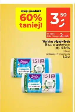 Dealz Worki na odpady Gosia z uszami łazienkowe oferta